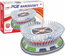 3D puzzle Nacionalni stadion v Varšavi 105 koščkov