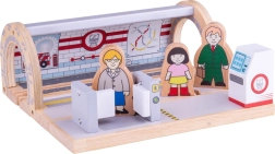 Lesena postaja podzemne železnice Bigjigs Rail