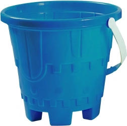 Modra vedra za pesek Androni v obliki gradu