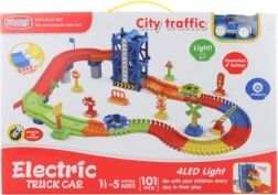 Proga z baterijskim avtomobilčkom, svetleča – 101 del