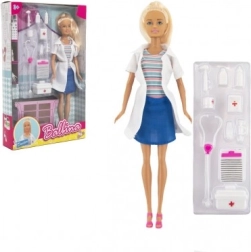 Punčka zdravnica z dodatki 30 cm