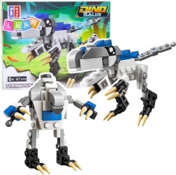 Konstruktor 2v1 tiranozaver rex in robot, 67 delov
