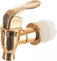 Zlata nadomestna pipica za stekleni dozirnik pijač