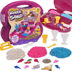 Kinetic Sand Scents ledena sladoledna zbirka v kovčku z vonjem
