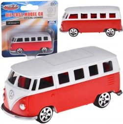 kovinski model VOLKSWAGEN T1 1:56 rdeče-bel
