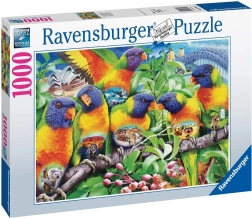 Ravensburger sestavljanka Dežela lorijev 1000 koščkov