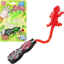 Lepljiva igrača kuščar 21 cm