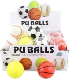 Molitanasta športna žogica 7 cm za otroke