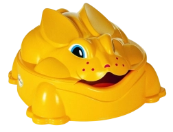 Peskovnik Zajček rumen s pokrovom