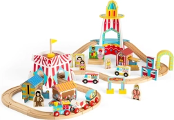 Lesena vlakovna proga Zabavni sejem