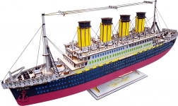 Lesna umetnost lesena 3D sestavljanka Titanic