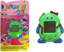 Elektronska živalica Tamagotchi z zeleno pentljo