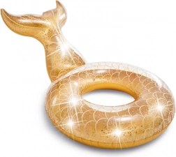 Napihljiv obroč v obliki repa s svetlečimi bleščicami