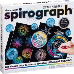 Spirograph Scratch & Shimmer ustvarjalni komplet za mandale