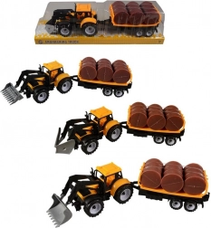 Traktor s prikolico na vztrajnik