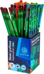 Trikotni grafitni svinčnik HB ASTRA Pixel One