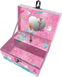 Glasbena nakitna škatla z baletko