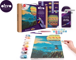 OKTO slika Slikanje in 3D modeliranje Hot Air Balloon Flight 30 × 40 cm