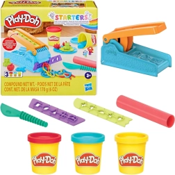 Play-Doh tovarna zabave s 3 barvami in dodatki