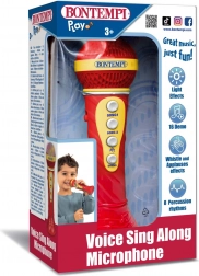 Karaoke mikrofon s svetlobnimi učinki