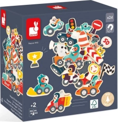 Lesene magnetne avtomobilčke za otroke