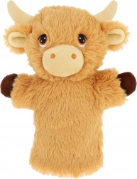 Plišasta ročna lutka Krava gorska