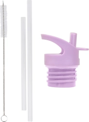 Zapiralo, ščetka in slamica za nerjavno jeklenico Cvetlični Vrtiček