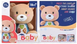 Plišasti medvedek z lučkami in melodijami