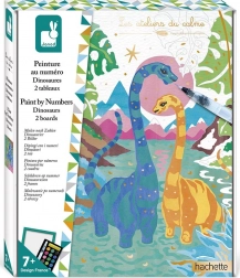 Slikanje po številkah – dinozavri od JANOD