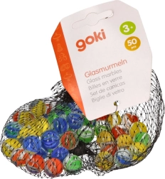 Steklene kroglice Mačje oko 50 kos