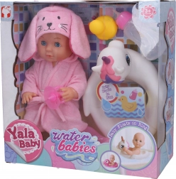 Dojenček s plavalnim obročem 27 cm