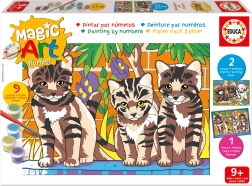 Slikanje po številkah mucki in kužki EDUCA