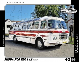 Sestavljanka retro avtobus Škoda 706 RTO LUX 40 kosov