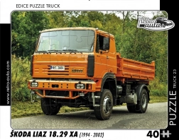 Puzzle RETRO-AUTA – ŠKODA LIAZ 18.29 XA, 40 kosov