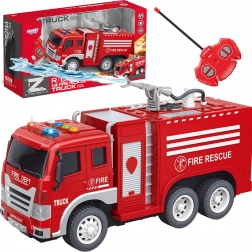 woopie daljinsko vodeno gasilsko vozilo RC s funkcijo brizganja vode