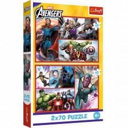 Sestavljanka - 2x70 - Postani junak od Trefl