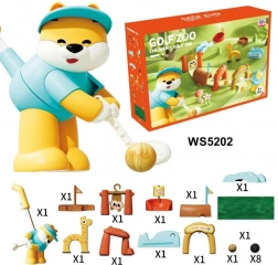 Mega komplet golfni set z živalicami in penasto podlogo za otroke