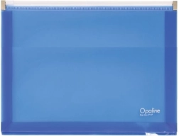 Ovitnica za dokumente z zadrgo A4 modra