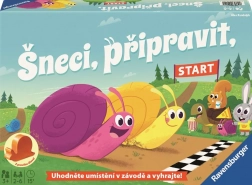 Ravensburger polži, pripraviti, pozor, zdaj! – otroška dirkalna igra