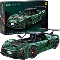 Gradbeni set CaDA športni avtomobil LOTUS Exige Cup 430 1:8, temno zelena, 3730 kosov