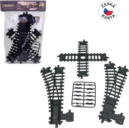 Komplet tirov za vlakovno progo 22 cm s križiščem in izhodišči