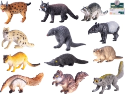 Set plastičnih figur gozdnih živali 13–16 cm, 12 kosov