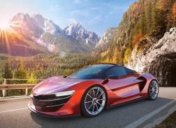 Sestavljanka športni avto 100 koščkov