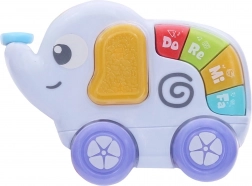 Interaktivni slon s klavirčkom s svetlobnimi in zvočnimi učinki