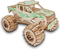 Lesene 3D sestavljanke Monster Truck