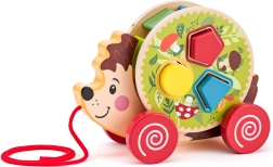 Pull-along Hedgehog with Forest Animals Shape Sorter