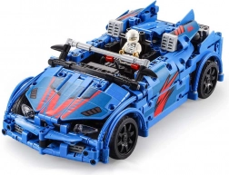 Konstrukcijski set CADA dirkalni avto na daljinsko upravljanje, 585 delov z izstrelitvenim sedežem