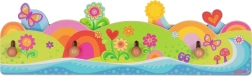 Obešalnik za plašče Flower power Goki