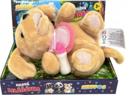 Interaktivni psiček z Stepposa z flaško