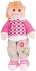 Bombažna punčka Melanie 38 cm – Bigjigs Toys